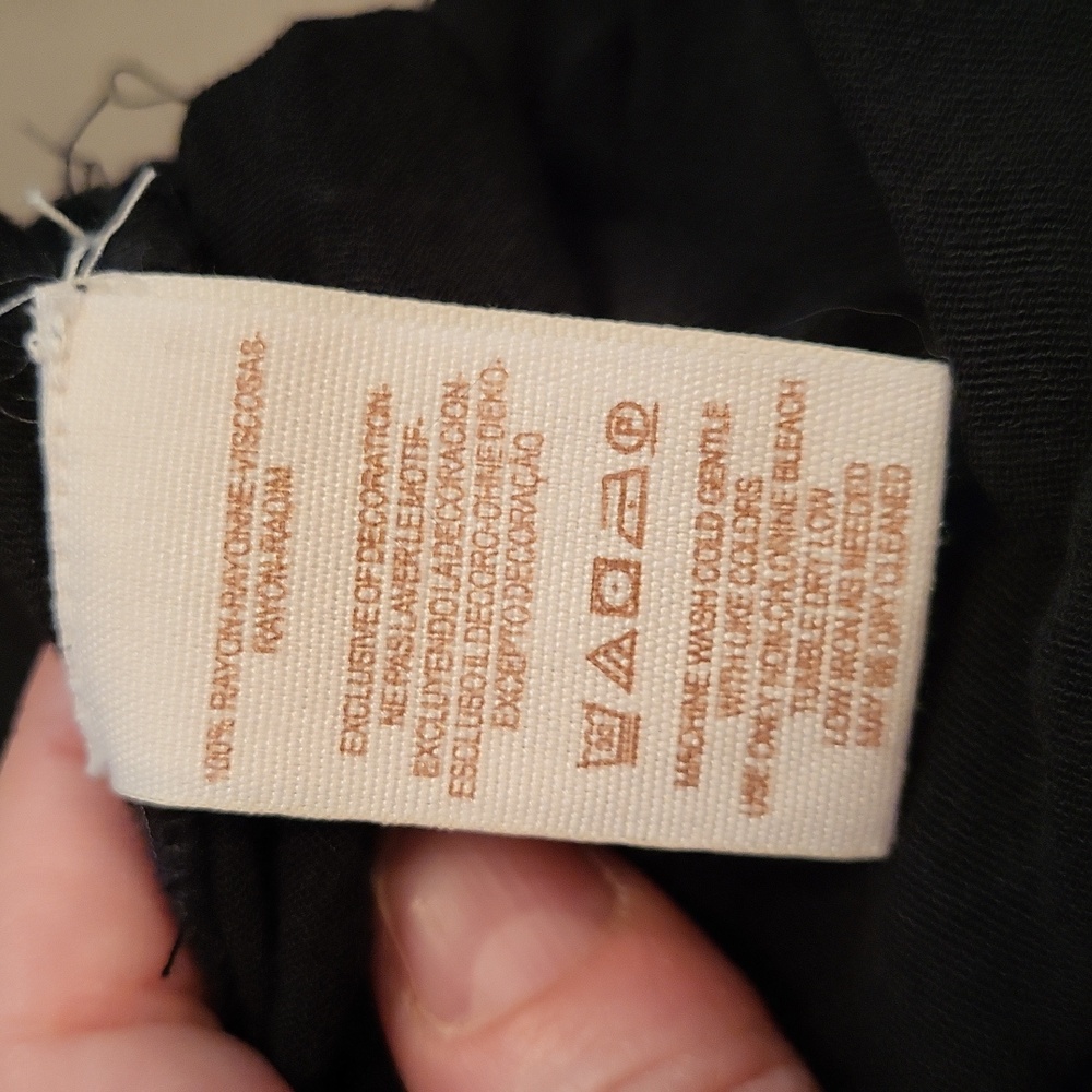 Free people black embroidered top - Picture 4 of 4